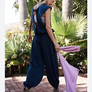 Free people throw on and go onesie